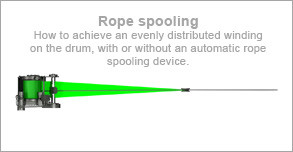 Rope spooling